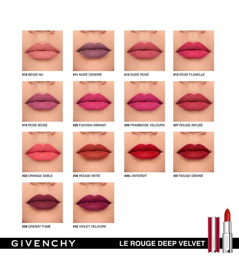 givenchy red velvet lipstick